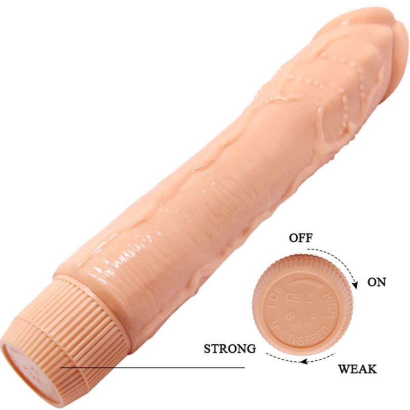 BAILE - DYBBUK REALISTIC VIBRATOR 24 CM FLESH - Image 5