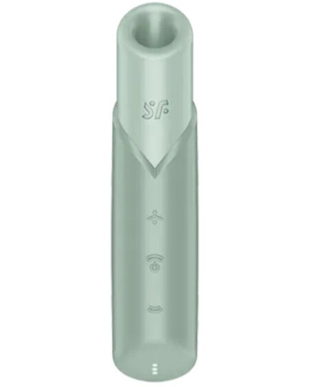 SATISFYER - NAUGHTY KISS WAVE CLITORIS STIMULATOR AQUAMARINE