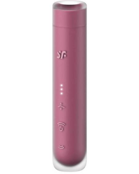 SATISFYER - FIRST KISS WAVE CLITORIS STIMULATOR GARNET