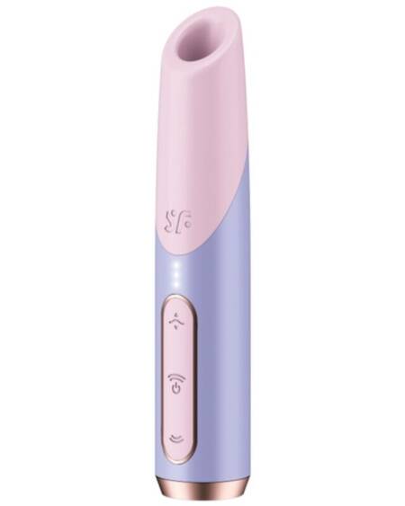 SATISFYER - BOLD KISS WAVE CLITORIS STIMULATOR PINK / VIOLET