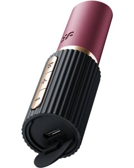 SATISFYER - PRO 2 KISS WAVE CLITORIS STIMULATOR GARNET / BLACK