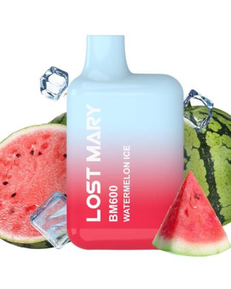 LOST MARY - BM600 NICOTINE VAPER 2% DISPOSABLE WATERMELON ICE