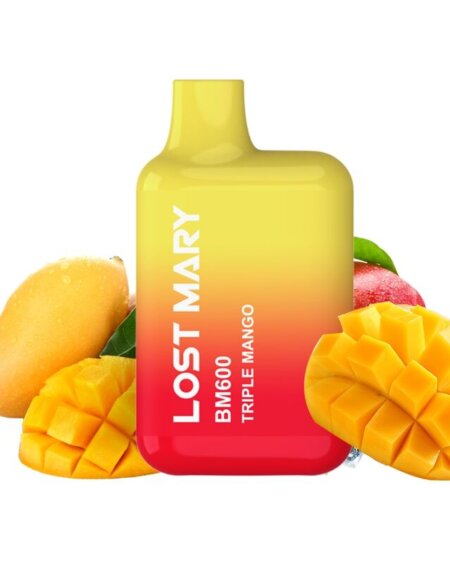 LOST MARY - BM600 NICOTINE VAPER 2% DISPOSABLE TRIPLE MANGO