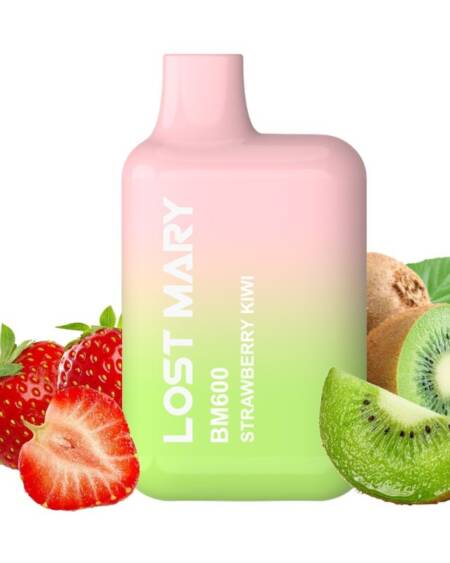 LOST MARY - BM600 NICOTINE VAPER 2% DISPOSABLE STRAWBERRY KIWI
