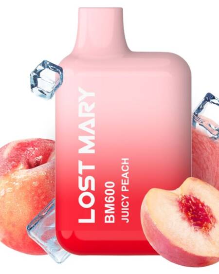 LOST MARY - BM600 NICOTINE VAPER 2% DISPOSABLE JUICY PEACH