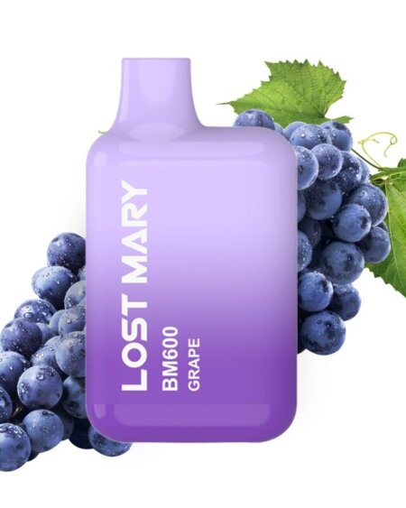 LOST MARY - BM600 NICOTINE VAPER 2% DISPOSABLE GRAPE