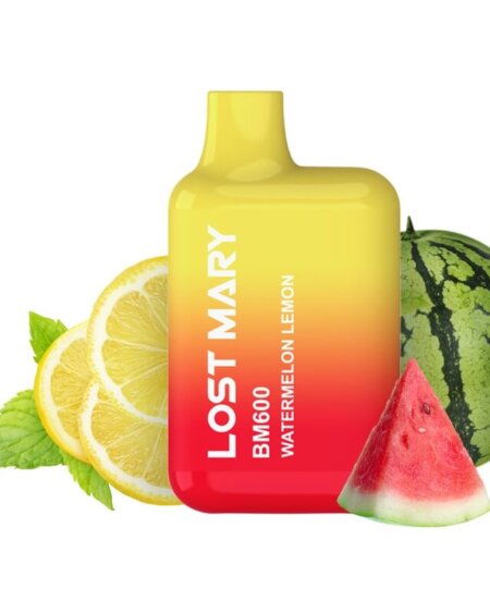 LOST MARY - BM600 NICOTINE VAPER 2% DISPOSABLE WATERMELON LEMON