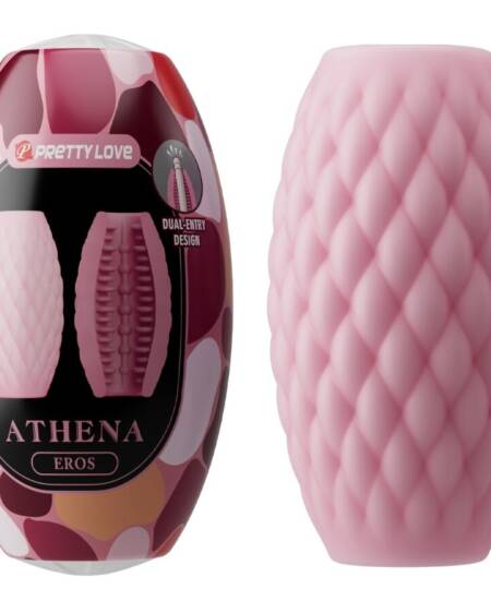 PRETTY LOVE - ATHENA EROS SILICONE MALE MASTURBATOR PINK