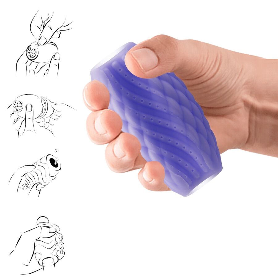 PRETTY LOVE - ATHENA EROS SILICONE MALE MASTURBATOR PURPLE - Image 4