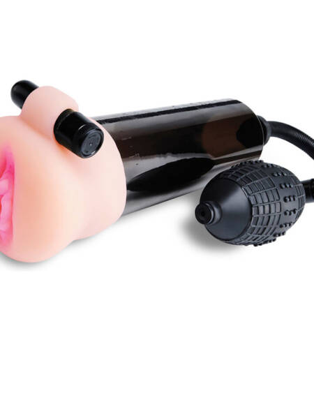PUMP WORX - STIMULATING WAVE PUMP WITH MASTURBATOR