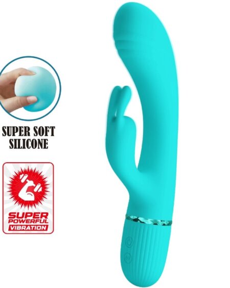PRETTY LOVE - SCOCCO VIBRATOR RABBIT TURQUOISE