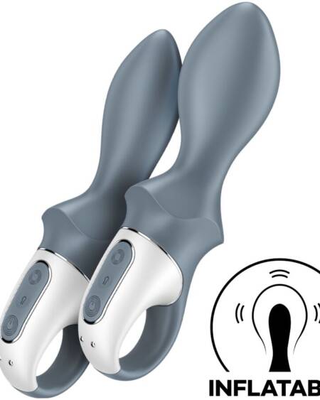 SATISFYER - AIR PUMP BOOTY 1 ANAL INFLATABLE VIBRATOR GREY