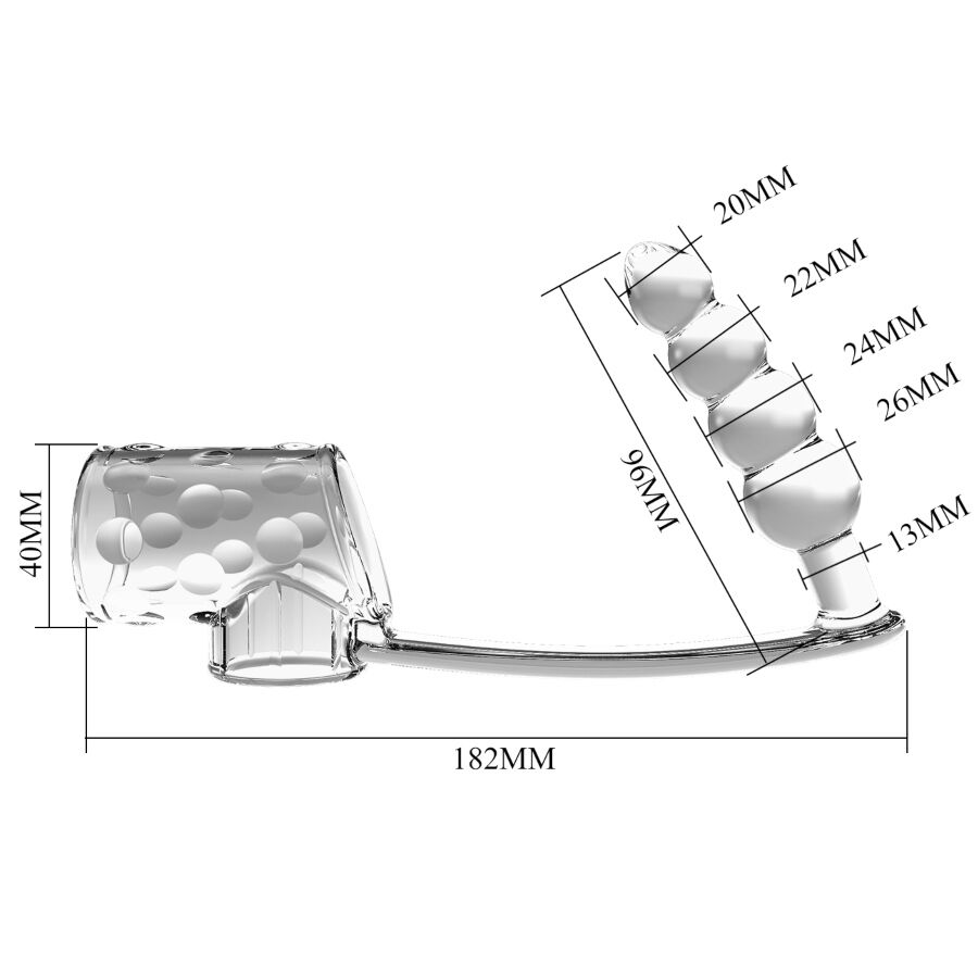 PRETTY LOVE - PENIS SLEEVE WITH ANAL PLUG TRANSPARENT - Image 5