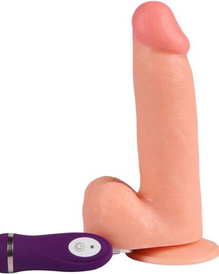 SHEQU - PHANTOM VIBRATING DILDO WITH REMOTE CONTROL 20 CM