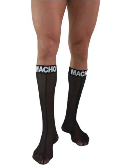 MACHO - THIN SOCKS ONE SIZE BLACK