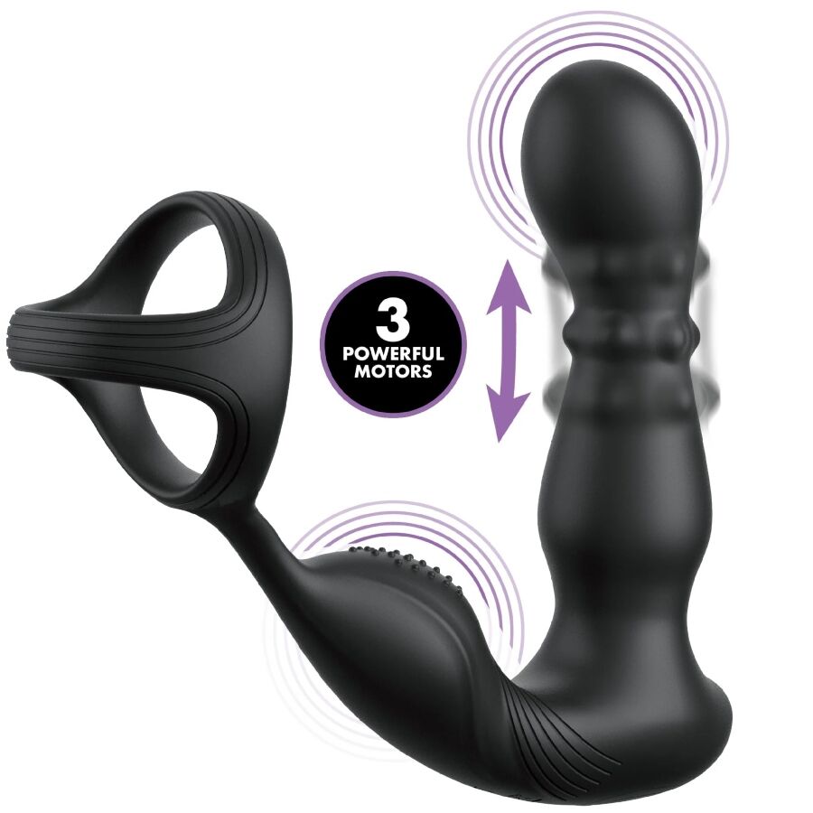 ANAL FANTASY ELITE COLLECTION - VIBRATING ANAL RING AND MASSAGER WITH REMOTE CONTROL – Bild 2