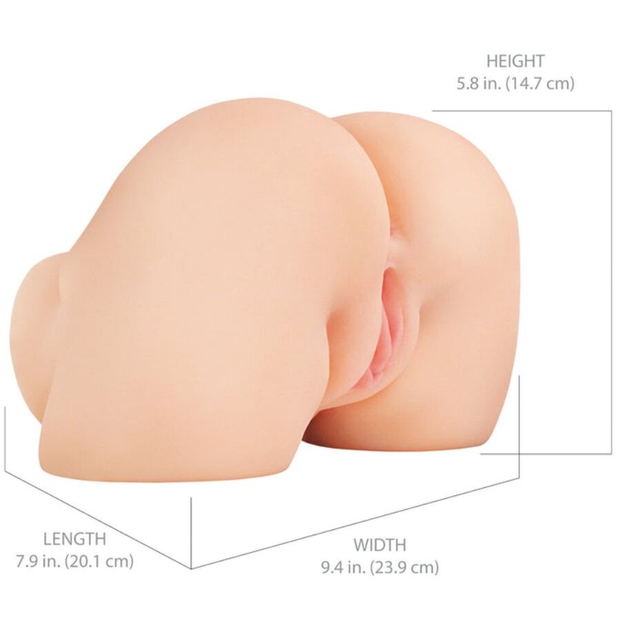 PDX ELITE - SHAKETHAT ASS REALISTIC VAGINA AND ANUS MASTURBATOR WITH VIBRATION - Image 5