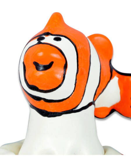 CONDOMERIE - HANDPAINTED NOVELTY CONDOMS FISH ORANGE