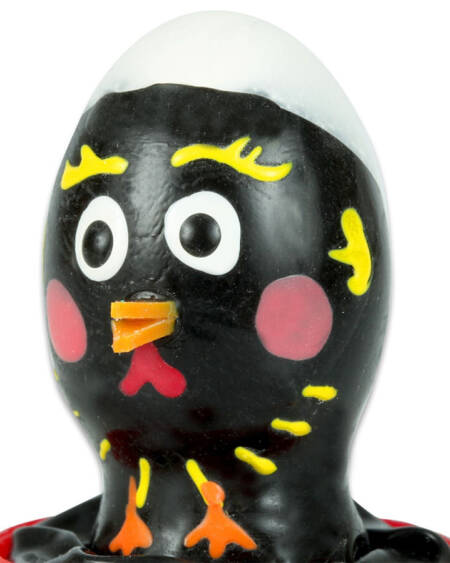 CONDOMERIE - HANDPAINTED NOVELTY CONDOMS CHICKEN BLACK