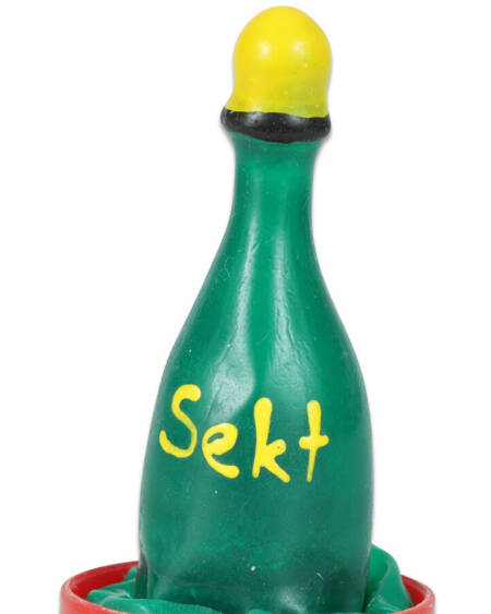 CONDOMERIE - HANDPAINTED NOVELTY CONDOMS CHAMPAGNE