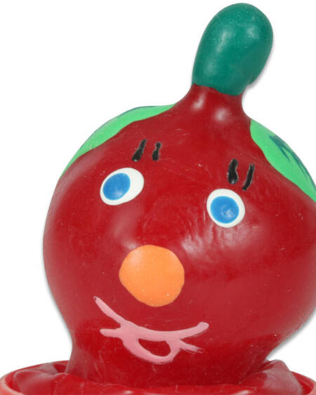 CONDOMERIE - HANDPAINTED NOVELTY CONDOMS TOMATO