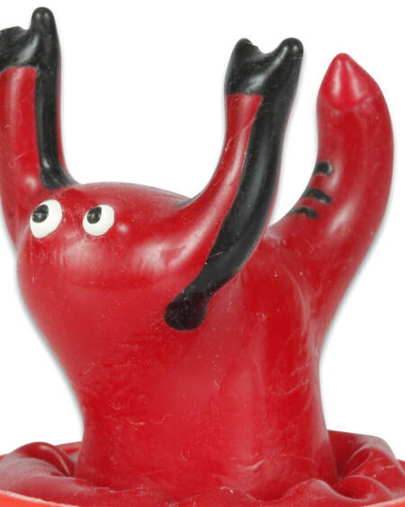 CONDOMERIE - HANDPAINTED NOVELTY CONDOMS RED SCORPIO