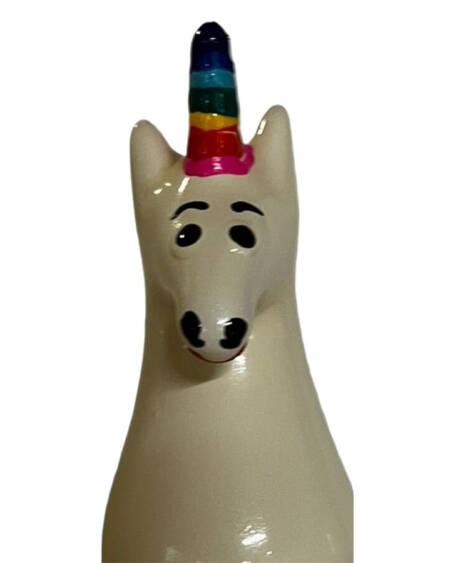 CONDOMERIE - HANDPAINTED NOVELTY CONDOMS UNICORN RAINBOW