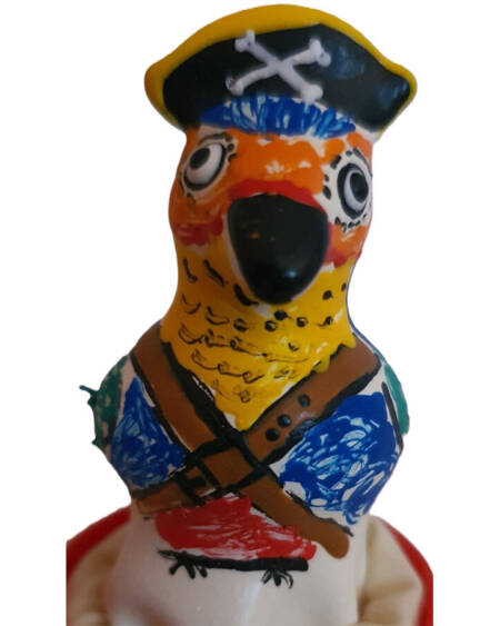 CONDOMERIE - HANDPAINTED NOVELTY CONDOMS CAPTAIN PARROT