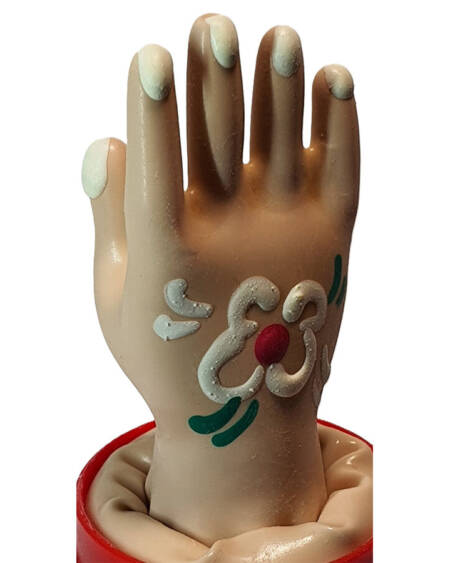 CONDOMERIE - HANDPAINTED NOVELTY CONDOMS HAND MODEL 2