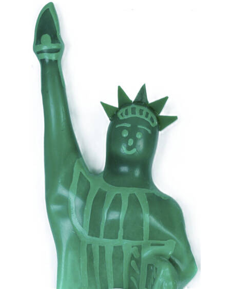 CONDOMERIE - HANDPAINTED NOVELTY CONDOMS STATUE OF LIBERTY MODEL XL