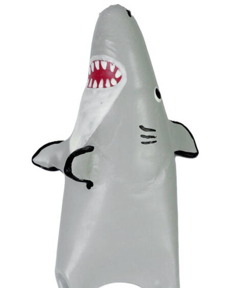 CONDOMERIE - HANDPAINTED NOVELTY CONDOMS SHARK MODEL XL