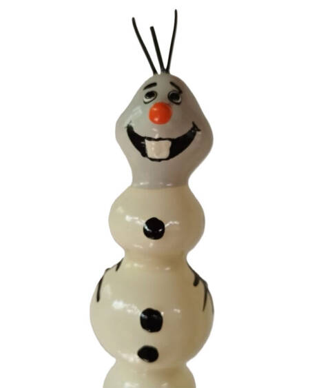 CONDOMERIE - HANDPAINTED NOVELTY CONDOMS CUTE SNOWMAN XL