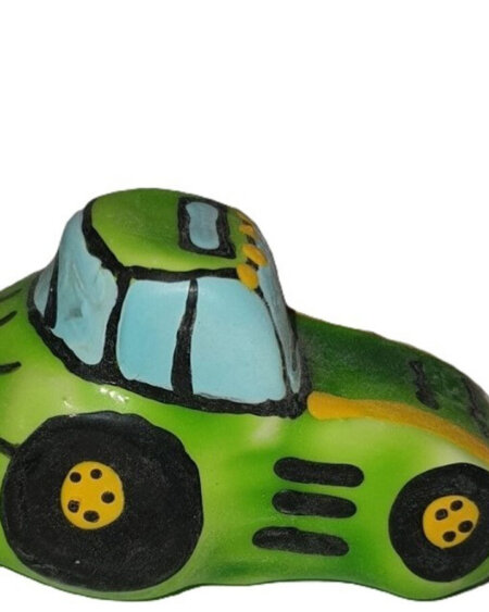 CONDOMERIE - HANDPAINTED NOVELTY CONDOMS TRACTOR GREEN XL