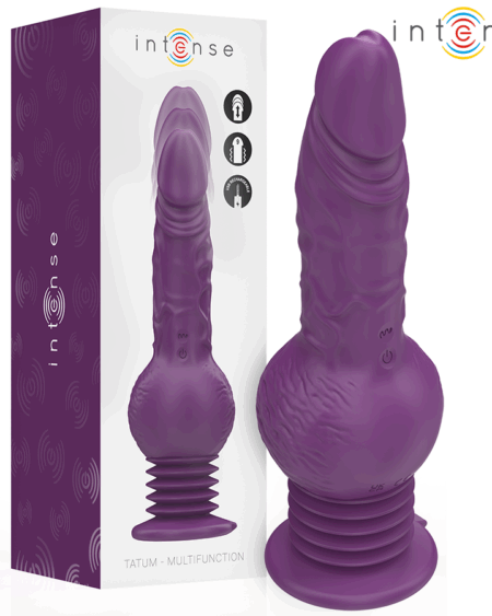 INTENSE - TATUM MULTIFUNCTION VIBRATOR WITH UP AND DOWN VIBRATION 24 CM PURPLE