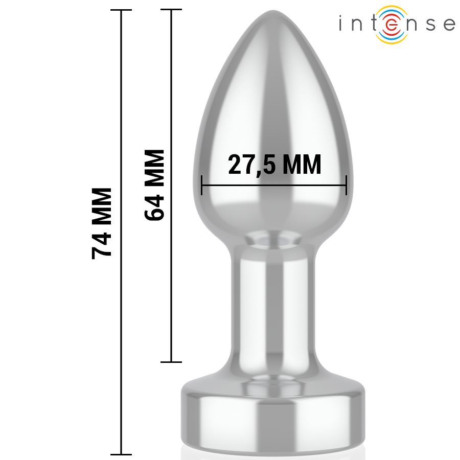 INTENSE - ANAL PLUG 10 VIBRATIONS METAL WITH REMOTE CONTROL S - Image 5