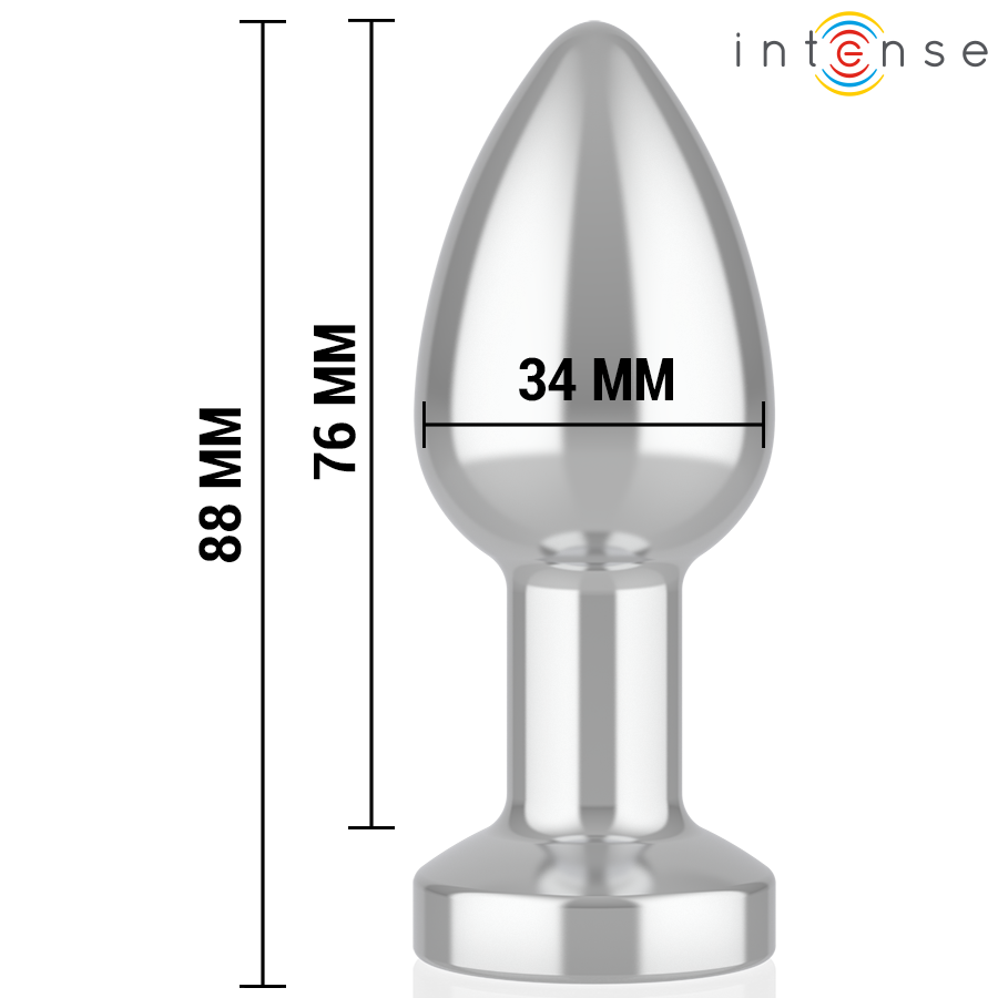 INTENSE - ANAL PLUG 10 VIBRATIONS METAL WITH REMOTE CONTROL M - Image 5
