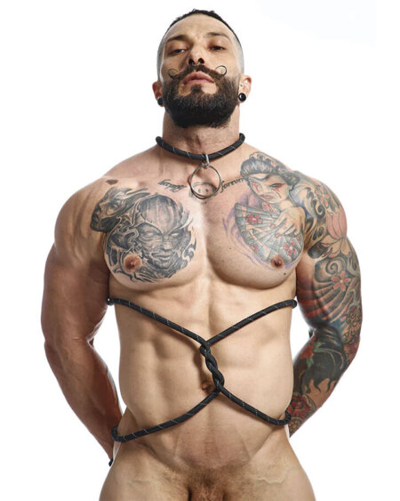 MOB - DNGEON BLACK ROPE WITH COCK RING