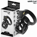 ADDICTED TOYS LOCKED - GILDEN CAGE SILICONE PENIS CAGE 8.5 CM