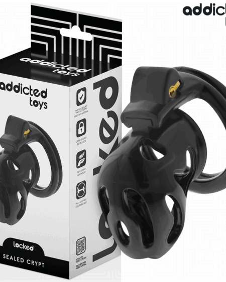 ADDICTED TOYS LOCKED - SEALED CRYPT PENIS CAGE 8 CM