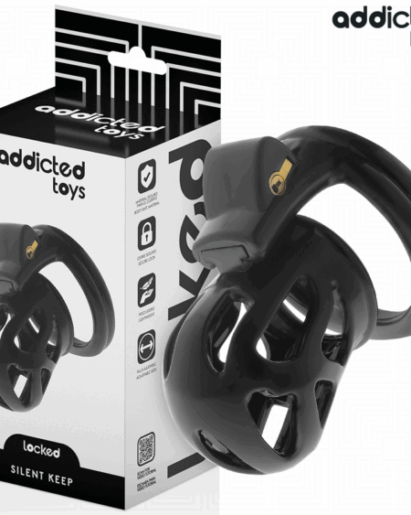 ADDICTED TOYS LOCKED - SILENT KEEP PENIS CAGE 7.5 CM