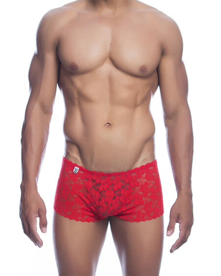 MOB - RED LACE BOXER SIZE L/XL