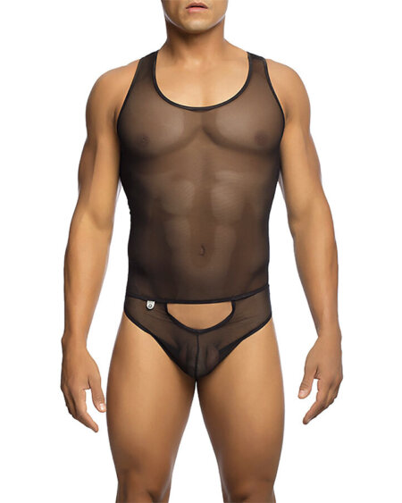 MOB - TRANSPARENT BLACK BODYSHEER SIZE L/XL
