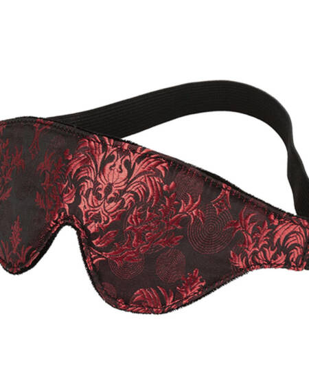 CALEXOTICS - SCANDAL OPAQUE EYE MASK WITH RED DETAILS
