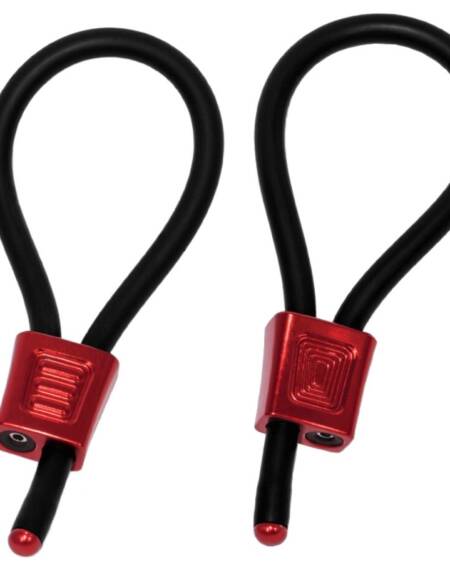 ELECTRASTIM - PRESTIGE ELECTRA LOOPS ADJUSTABLE COCK RINGS RED