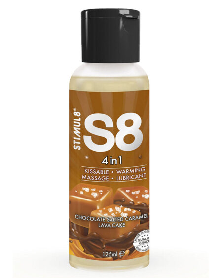 STIMUL8 - S8 4 IN 1 CHOCOLATE AND SALTED CARAMEL DESSERT LUBRICANT 125 ML