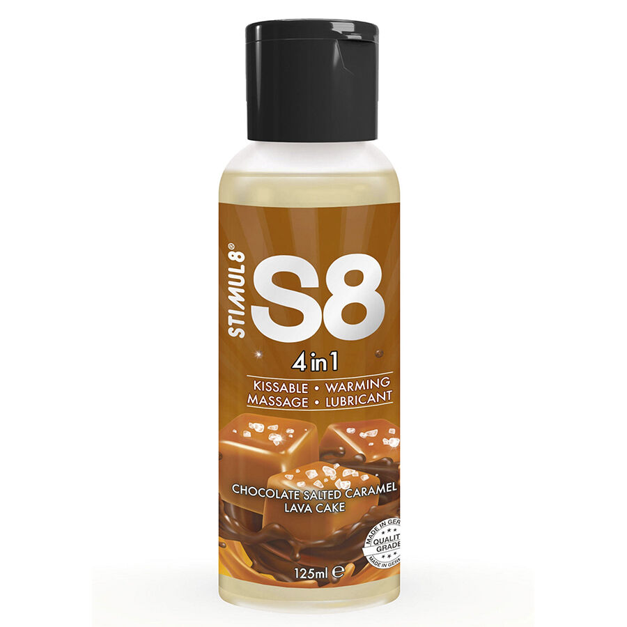 STIMUL8 - S8 4 IN 1 CHOCOLATE AND SALTED CARAMEL DESSERT LUBRICANT 125 ML