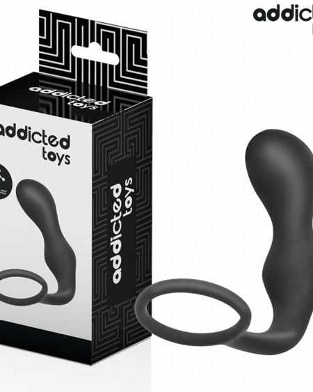 ADDICTED TOYS - ANAL PLUG WITH RING SILICONE MODEL 3