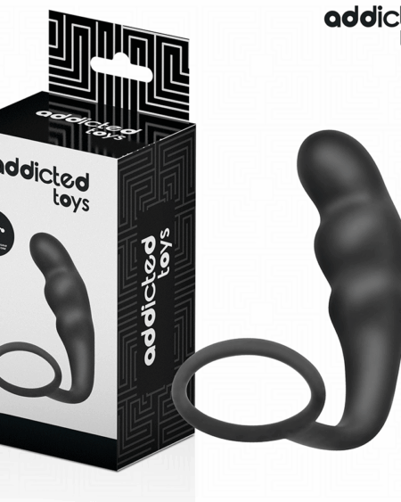 ADDICTED TOYS - ANAL PLUG WITH RING SILICONE MODEL 4