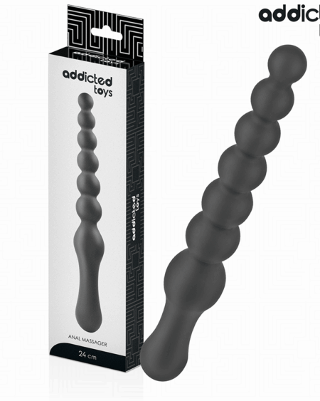ADDICTED TOYS - DOUBLE ANAL MASSAGER SILICONE 24 CM