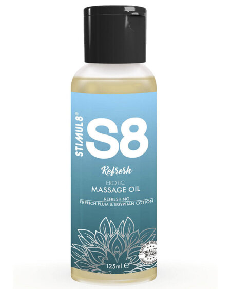 STIMUL8 - S8 REFRESH COTTON MASSAGE OIL 125 ML